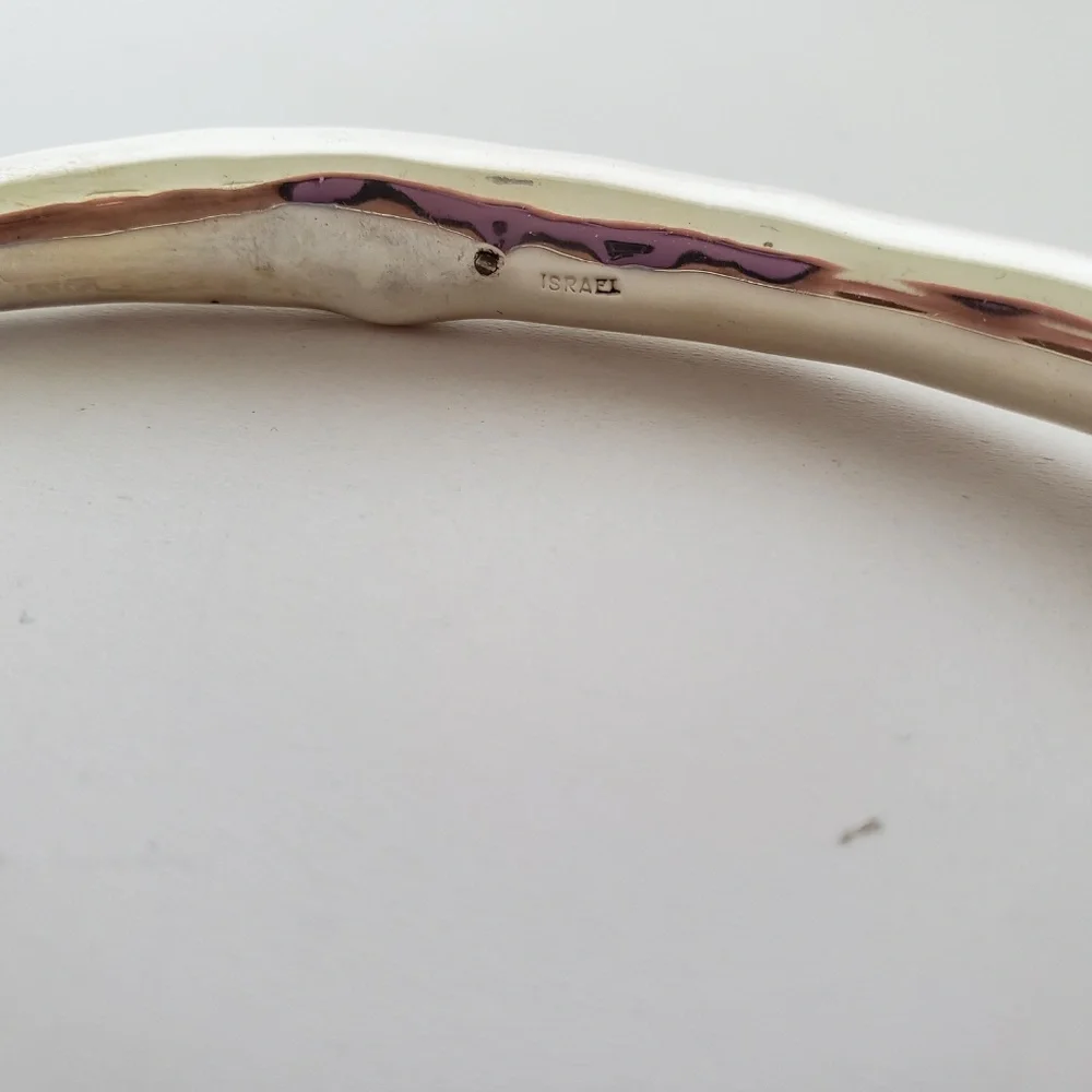 E&L Israel Sterling Silver Electroform Necklace - Picture 10 of 12